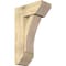 Ekena Millwork Thorton Slat Rough Sawn Bracket w/ Offset Brace, Douglas Fir, 8"W x 18"D x 30"H BKT0806X18X30THR06RDF - alternate 1